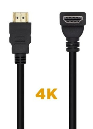 Cable HDMI 2.0 4K Aisens A120 - 0456/ HDMI Macho - HDMI Macho/ 1m/ Negro - Tiensol