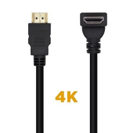 Cable HDMI 2.0 4K Aisens A120 - 0456/ HDMI Macho - HDMI Macho/ 1m/ Negro - Tiensol