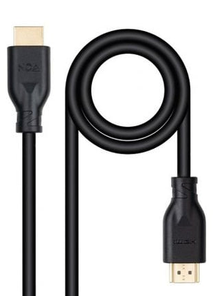 Cable HDMI 2.0 4K CCS Nanocable 10.15.3900/ HDMI Macho - HDMI Macho/ 50cm/ Negro - Tiensol