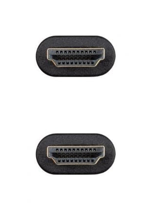 Cable HDMI 2.0 4K CCS Nanocable 10.15.3902/ HDMI Macho - HDMI Macho/ 2m/ Negro - Tiensol