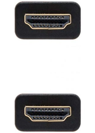 Cable HDMI 2.0 4K Nanocable 10.15.3705/ HDMI Macho - HDMI Macho/ 5m/ Negro/ Azul - Tiensol