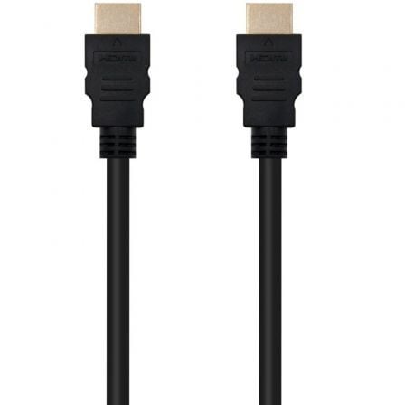 Cable HDMI 2.0 4K Nanocable 10.15.3800/ HDMI Macho - HDMI Macho/ 50cm/ Negro - Tiensol