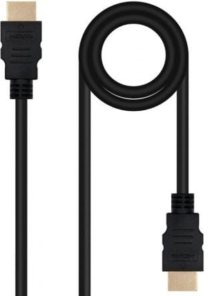 Cable HDMI 2.0 4K Nanocable 10.15.3800/ HDMI Macho - HDMI Macho/ 50cm/ Negro - Tiensol