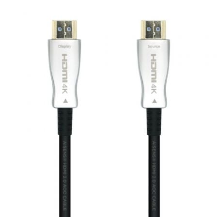 Cable HDMI 2.0 AOC 4K Aisens A148 - 0377/ HDMI Macho - HDMI Macho/ 15m/ Negro - Tiensol