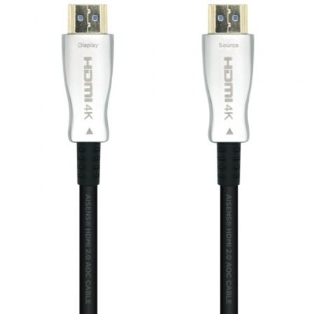 Cable HDMI 2.0 AOC 4K Aisens A148 - 0379/ HDMI Macho - HDMI Macho/ 30m/ Negro - Tiensol