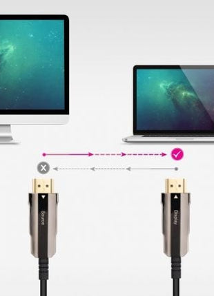 Cable HDMI 2.0 AOC 4K Nanocable 10.15.2030/ HDMI Macho - HDMI Macho/ 30m/ Negro - Tiensol