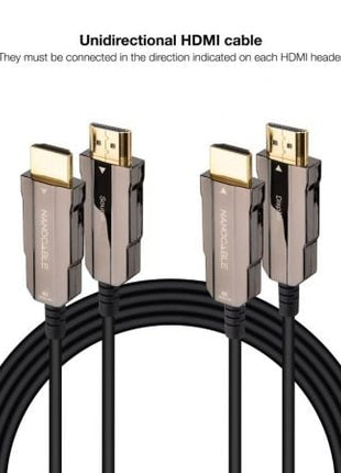 Cable HDMI 2.0 AOC 4K Nanocable 10.15.2030/ HDMI Macho - HDMI Macho/ 30m/ Negro - Tiensol