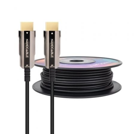 Cable HDMI 2.0 AOC 4K Nanocable 10.15.2030/ HDMI Macho - HDMI Macho/ 30m/ Negro - Tiensol