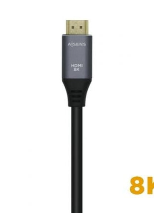 Cable HDMI 2.1 8K Aisens A150 - 0425/ HDMI Macho - HDMI Macho/ 50cm/ Gris Negro - Tiensol