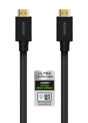 Cable HDMI 2.1 8K Aisens A150 - 0680/ HDMI Macho - HDMI Macho/ 5m/ Certificado/ Negro - Tiensol