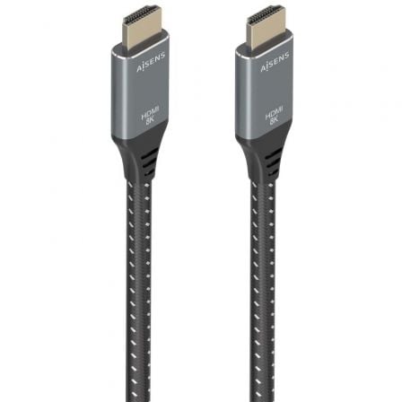 Cable HDMI 2.1 8K Aisens A150 - 0877/ HDMI Macho - HDMI Macho/ 7m/ Gris y Negro - Tiensol