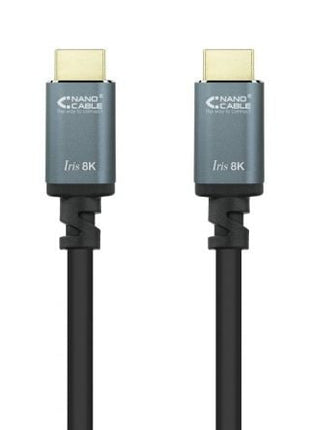 Cable HDMI 2.1 8K Nanocable 10.15.8001/ HDMI Macho - HDMI Macho/ 1m/ Negro - Tiensol