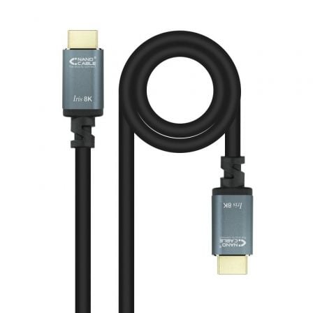 Cable HDMI 2.1 8K Nanocable 10.15.8001 - L150/ HDMI Macho - HDMI Macho/ 1.5m/ Negro - Tiensol