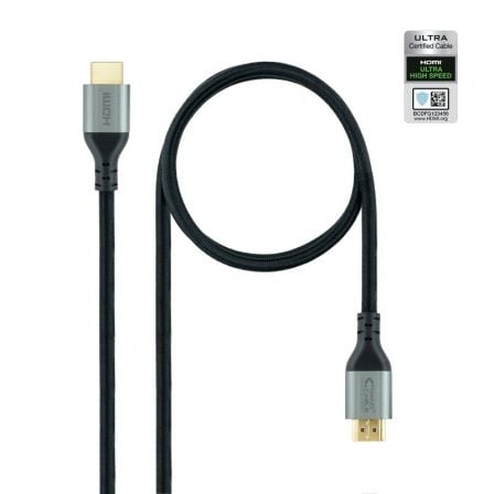 Cable HDMI 2.1 8K Nanocable 10.15.8101 - L150/ HDMI Macho - HDMI Macho/ 1.5m/ Certificado/ Negro - Tiensol