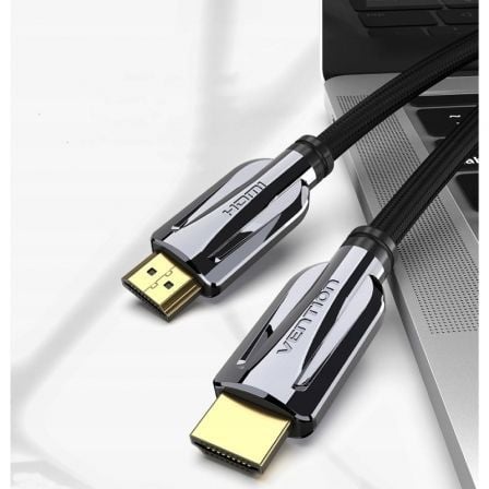 Cable HDMI 2.1 8K Vention AALBF/ HDMI Macho - HDMI Macho/ 1m/ Gris y Negro - Tiensol