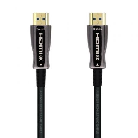 Cable HDMI 2.1 AOC 8K Aisens A153 - 0522/ HDMI Macho - HDMI Macho/ 60m/ Negro - Tiensol