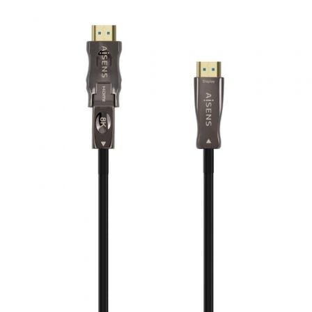 Cable HDMI 2.1 AOC 8K Desmontable Aisens A153 - 0644/ HDMI Macho / D Macho - HDMI Macho/ 15m/ Negro - Tiensol