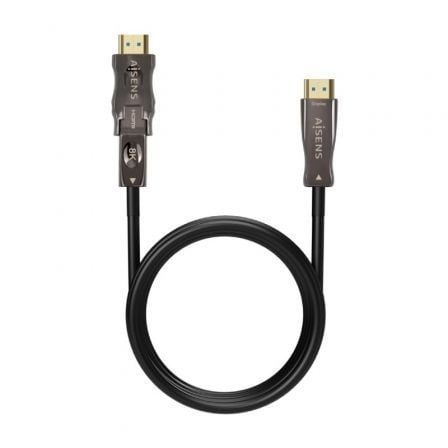 Cable HDMI 2.1 AOC 8K Desmontable Aisens A153 - 0644/ HDMI Macho / D Macho - HDMI Macho/ 15m/ Negro - Tiensol