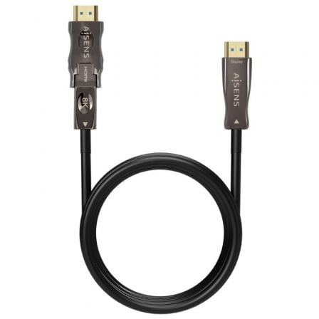 Cable HDMI 2.1 AOC 8K Desmontable Aisens A153 - 0648/ HDMI Macho / D Macho - HDMI Macho/ 50m/ Negro - Tiensol