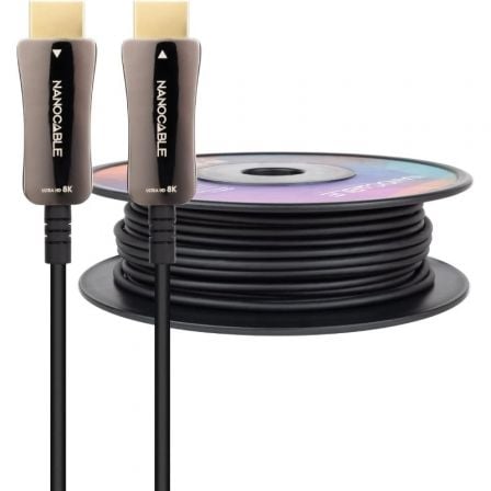 Cable HDMI 2.1 AOC 8K Nanocable 10.15.2140/ HDMI Macho - HDMI Macho/ 40m/ Negro - Tiensol