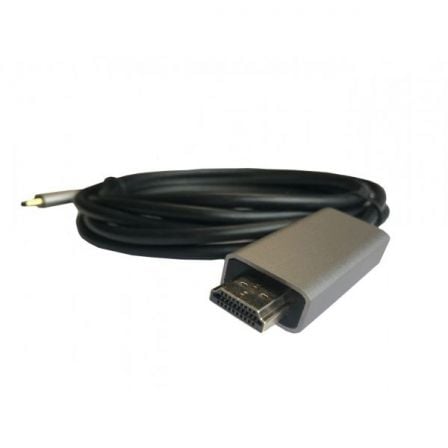 Cable HDMI 3GO C137/ HDMI Macho - USB Tipo - C Macho/ 2m/ Negro - Tiensol