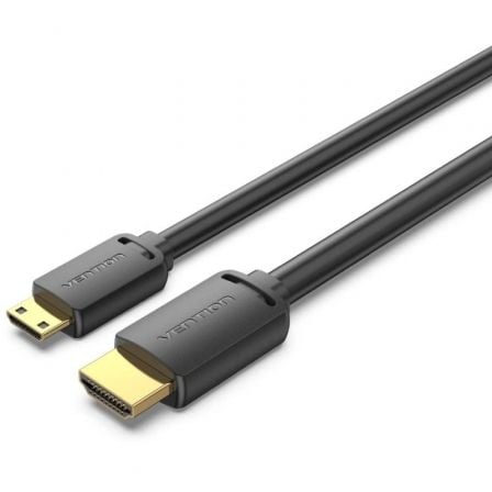 Cable HDMI 4K Vention AGHBG/ HDMI Macho - Mini HDMI Macho/ 1.5m/ Negro - Tiensol