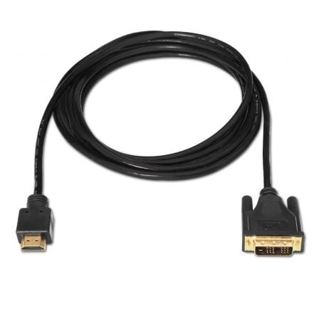 Cable HDMI Aisens A117 - 0090/ DVI Macho - HDMI Macho/ Hasta 10W/ 720Mbps/ 1.8m/ Negro - Tiensol