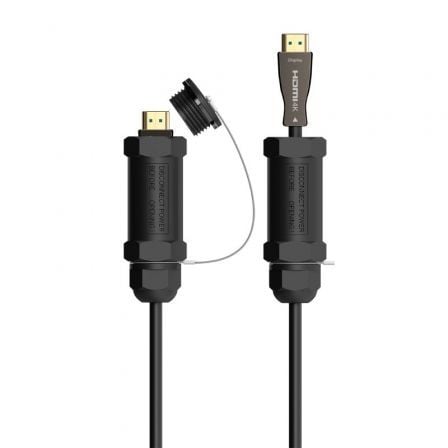 Cable HDMI con Armadura 2.1 AOC 8K Aisens A153 - 0611/ HDMI Macho - HDMI Macho/ 20m/ Negro - Tiensol