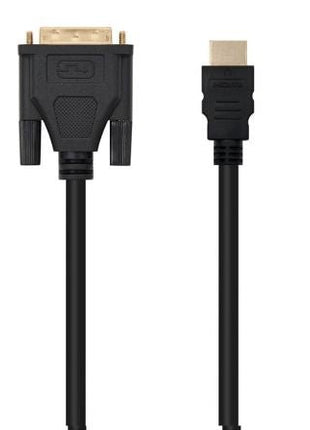 Cable HDMI Nanocable 10.15.0502/ DVI Macho - HDMI Macho/ 1.8m/ Negro - Tiensol