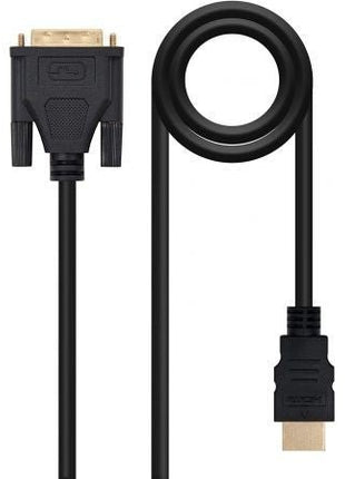 Cable HDMI Nanocable 10.15.0503/ DVI Macho - HDMI Macho/ 3m/ Negro - Tiensol