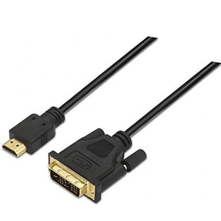 Cable HDMI Nanocable 10.15.0503/ DVI Macho - HDMI Macho/ 3m/ Negro - Tiensol