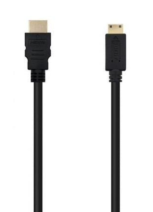 Cable HDMI Nanocable 10.15.0902/ HDMI Macho - Mini HDMI Macho/ 1.8m/ Negro - Tiensol