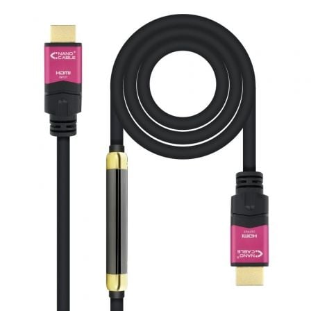 Cable HDMI Nanocable 10.15.3730/ HDMI Macho - HDMI Macho/ 30m/ Negro - Tiensol