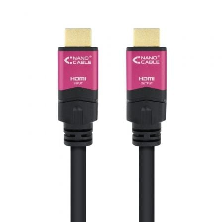 Cable HDMI Nanocable 10.15.3730/ HDMI Macho - HDMI Macho/ 30m/ Negro - Tiensol