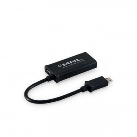 Cable MHL 11 Pines 3GO CMHL11 HDMI Macho - MicroUSB Macho/ Negro - Tiensol