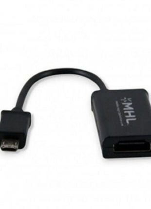 Cable MHL 11 Pines 3GO CMHL11 HDMI Macho - MicroUSB Macho/ Negro - Tiensol