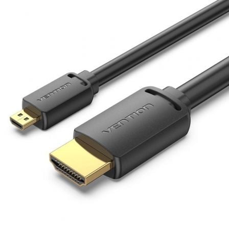 Cable Micro HDMI 2.0 4K Vention AGIBG/ HDMI Macho - Micro HDMI Macho/ 1.5m/ Negro - Tiensol