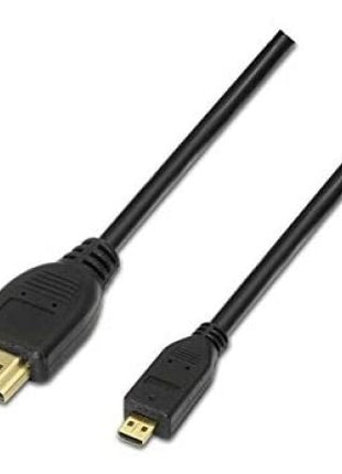 Cable Micro HDMI Nanocable 10.15.3501/ HDMI Macho - Micro HDMI Macho/ 0.8m/ Negro - Tiensol