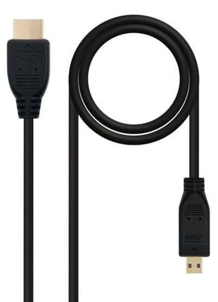 Cable Micro HDMI Nanocable 10.15.3502/ HDMI Macho - Micro HDMI Macho/ 1.8m/ Negro - Tiensol