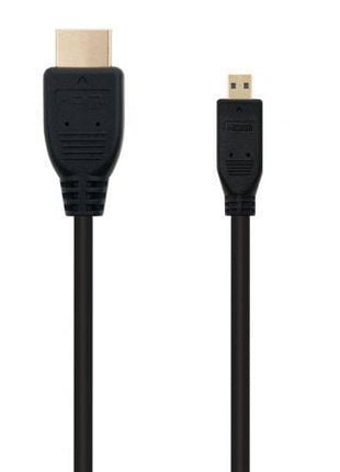 Cable Micro HDMI Nanocable 10.15.3502/ HDMI Macho - Micro HDMI Macho/ 1.8m/ Negro - Tiensol