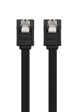 Cable SATA III Nanocable 10.18.1001 - BK/ 50cm/ Negro - Tiensol