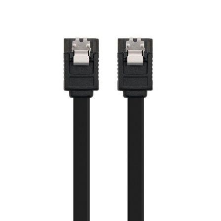 Cable SATA III Nanocable 10.18.1001 - BK/ 50cm/ Negro - Tiensol