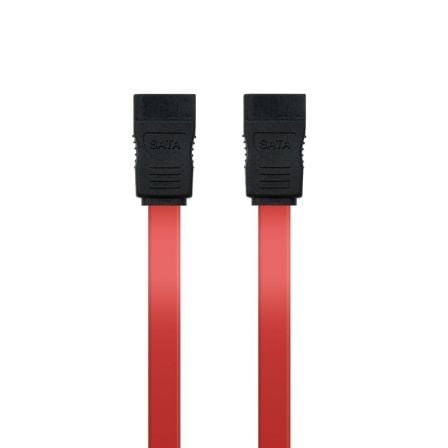 Cable SATA Nanocable 10.18.0101 - OEM/ SATA Hembra - SATA Hembra/ 50cm/ Rojo - Tiensol