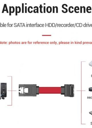 Cable SATA Vention KDDRD/ SATA Hembra - SATA Hembra/ 50cm/ Rojo - Tiensol