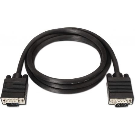 Cable SVGA Aisens A113 - 0068/ VGA Macho - VGA Macho/ Hasta 3W/ 10Mbps/ 1.8m/ Negro - Tiensol