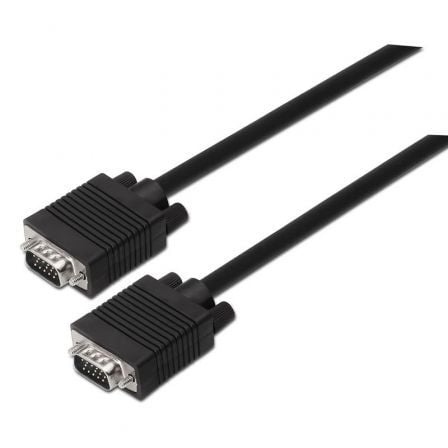 Cable SVGA Aisens A113 - 0069/ VGA Macho - VGA Macho/ Hasta 3W/ 10Mbps/ 3m/ Negro - Tiensol