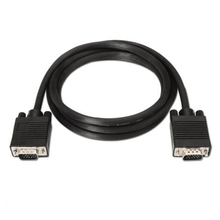 Cable SVGA Aisens A113 - 0069/ VGA Macho - VGA Macho/ Hasta 3W/ 10Mbps/ 3m/ Negro - Tiensol