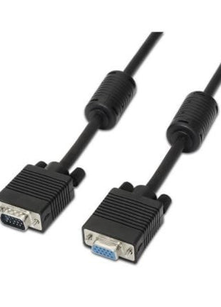 Cable SVGA Aisens A113 - 0079/ VGA Macho - VGA Hembra/ Hasta 3W/ 10Mbps/ 3m/ Negro - Tiensol