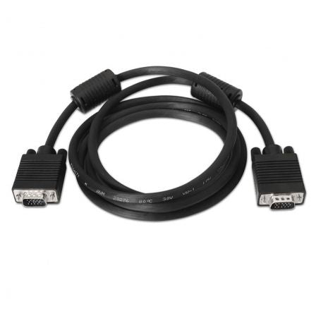 Cable SVGA Nanocable 10.15.0101/ VGA Macho - VGA Macho/ 1m/ Negro - Tiensol