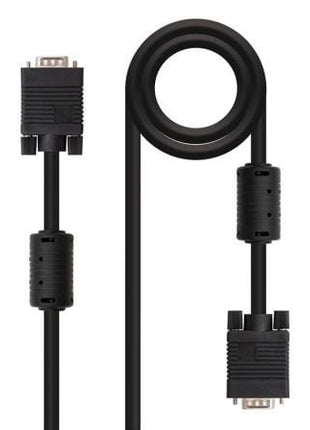 Cable SVGA Nanocable 10.15.0103/ VGA Macho - VGA Macho/ 3m/ Negro - Tiensol